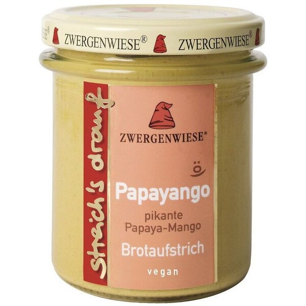 Streich´s drauf - Papayango (pikante Papaya-Mango) bio Zwergenwiese 6x160g