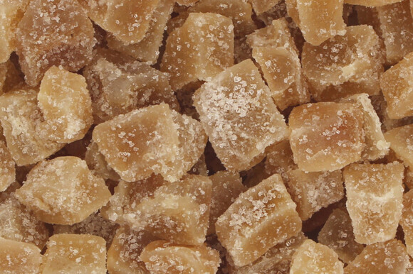 ginger cubes crystallized organic
