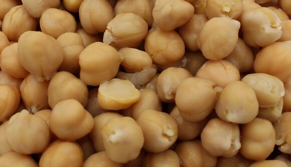 chickpeas drained weight: 2kg organic