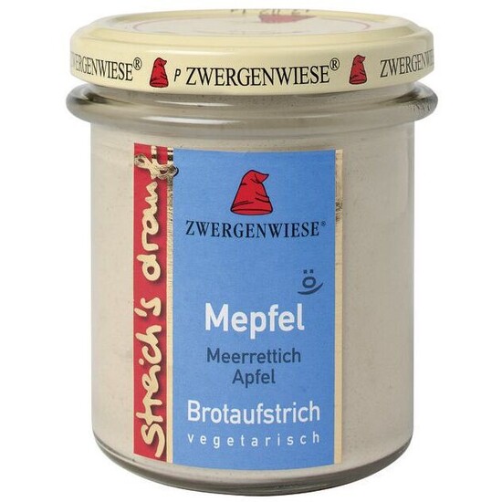 Streichs drauf- Mepfel (horser adish-apple) organic Zwergenwi ese 6x160g