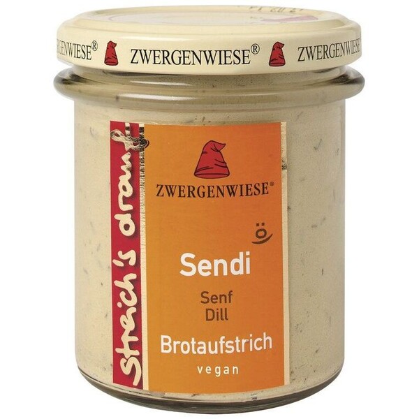 Streichs drauf- Sendi (mustard -dill) organic Zwergenwiese 6x 160g