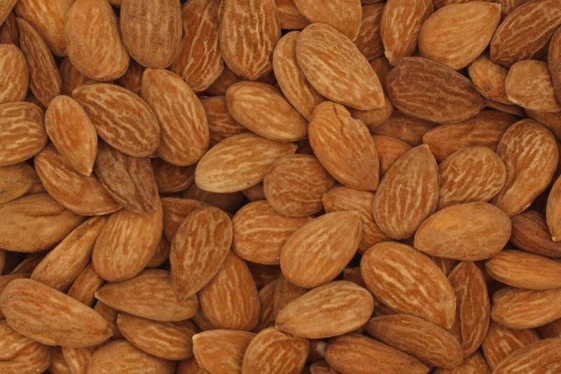 almonds brown organic