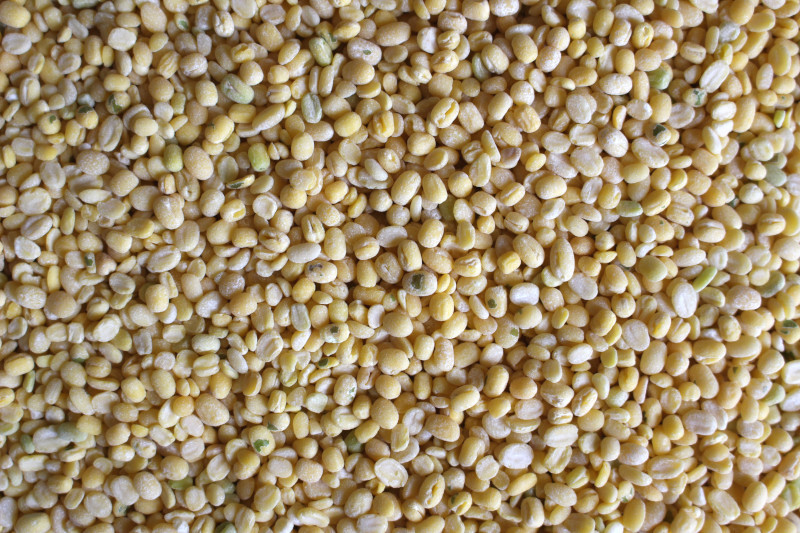 mung beans halves hulled organic