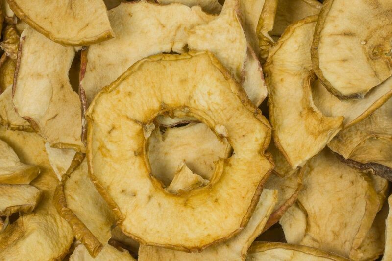 apple chips red paring organic
