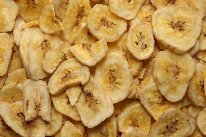 banana chips unsweetened organic 6x250g
