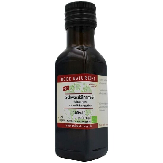 black cumin oil cold-pressed 100ml organic