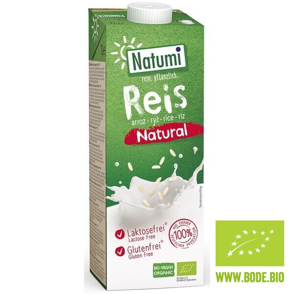 Reisdrink natur bio ungesüßt Natumi 8x1l