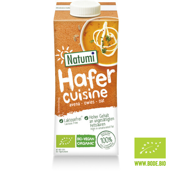 Hafer Cuisine bio 8% Fett Natumi 15x200ml (ab ca. Mitte April wieder)