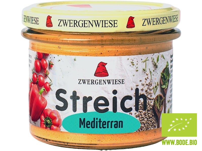 Mediterran Streich bio Zwergenwiese 6x180g, war Tomate-Paprika
