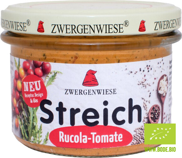 Rucola-Tomate Streich bio Zwergenwiese 6x180g