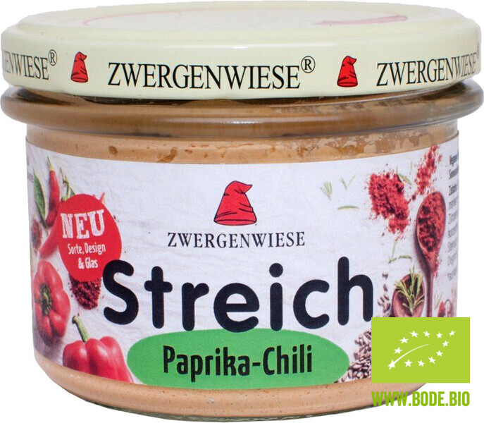 Paprika-Chili Streich bio Zwergenwiese 6x180g