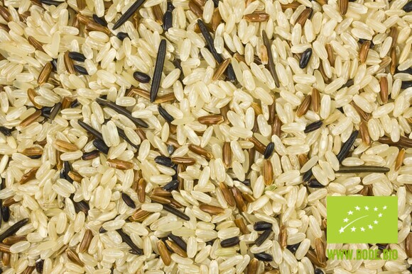 rice mix organic (long grain rice, red rice, black rice, wild rice)