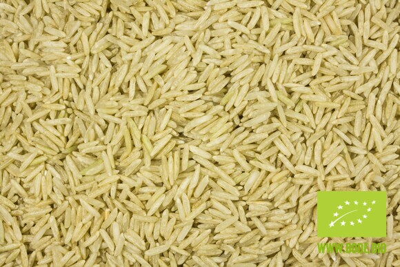 Basmati rice whole grain organic