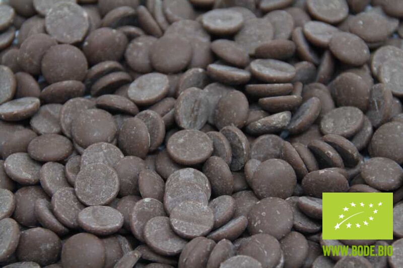 Callets ca. 10 mm Vollmilch-Kuvertüre bio mind 35% Kakao