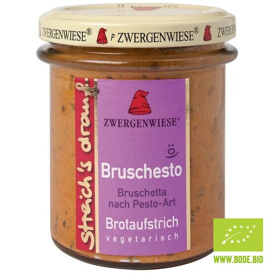 Streich´s drauf - Bruschesto (Bruschetta Pesto) bio Zwergenwiese 6x160g