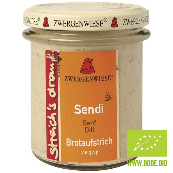 Streichs drauf- Sendi (mustard -dill) organic Zwergenwiese 6x 160g