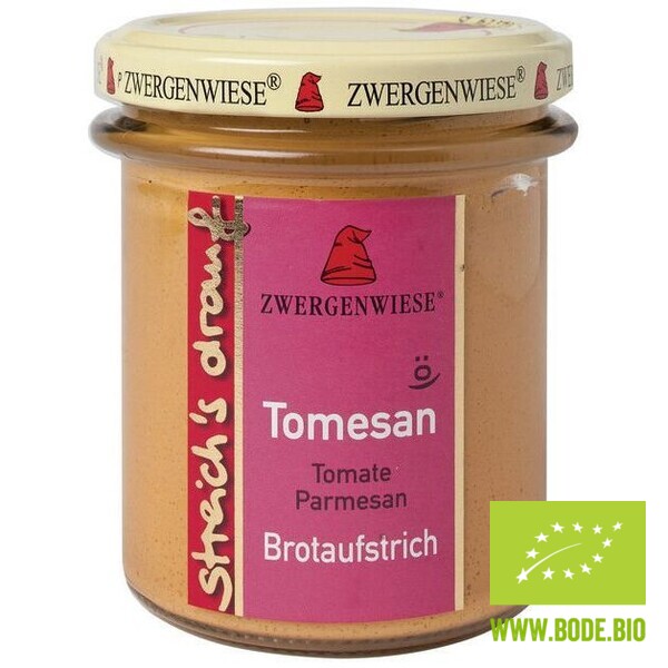Streich´s drauf - Tomesan (Tomate-Parmesan) bio Zwergenwiese 6x160g