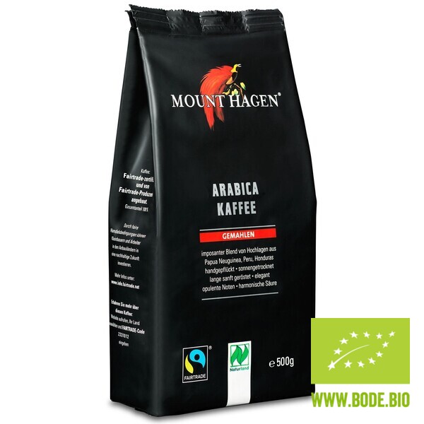 coffee ground Fairtrade Naturland Mount Hagen organic 12x500g