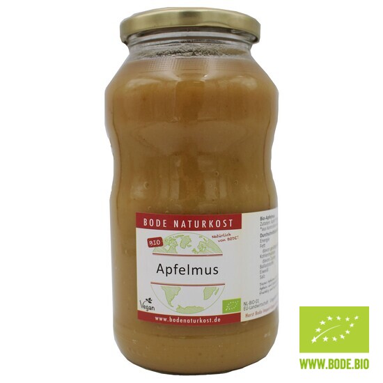 apple sauce with lightly sweetened (jar) organic 6x700g