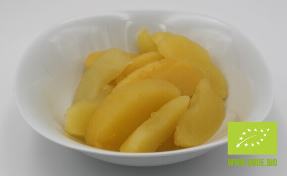 apple slices/segment, drained weight: 4,05kg organic