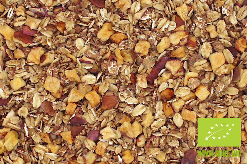 crunchy apple-cinnamon (oat, wheat) organic