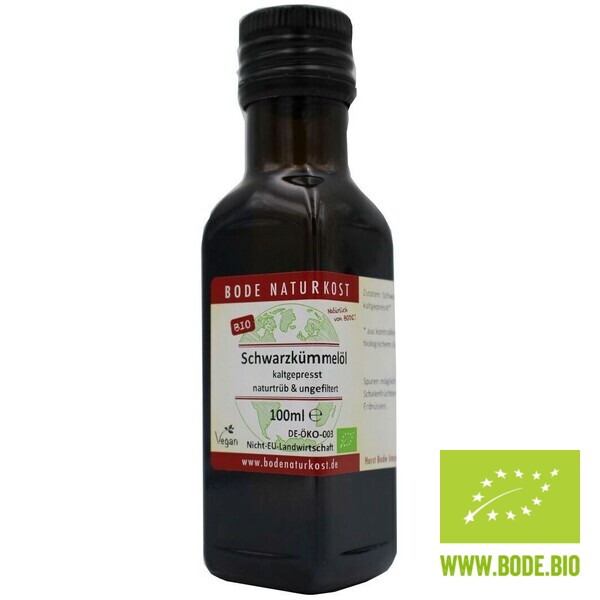 black cumin oil cold-pressed 6x100ml organic