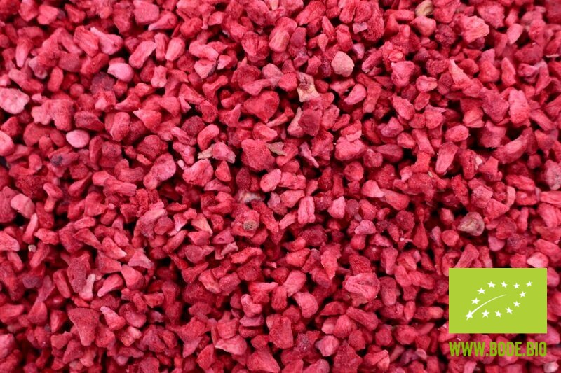 raspberry semolina freeze- dried organic