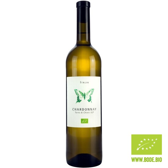 Chardonnay IGT Terre die Chieti white wine organic 6x0,75l year 2017