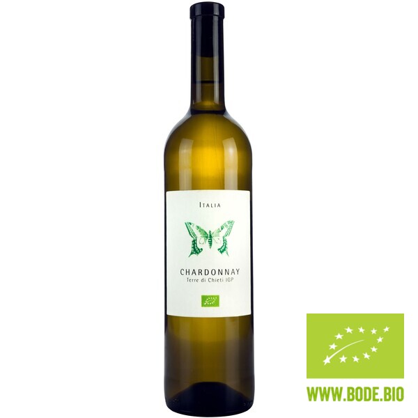 Chardonnay IGT Terre die Chieti white wine organic 6x0,75l year 2017