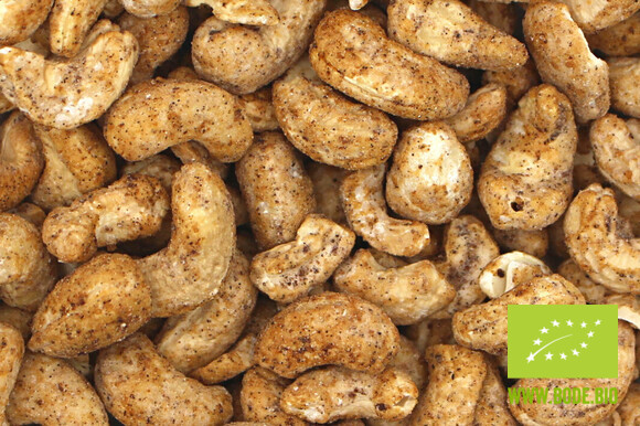 Vanille-Cashews - Cashewkerne geröstet leicht gesüßt mit Vanille bio 10kg