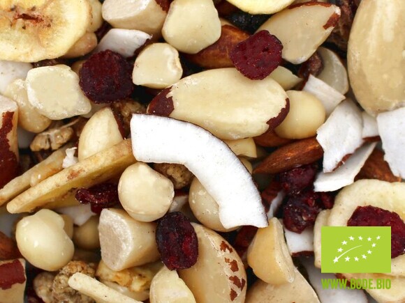 luxury life - macadamia nut-fruit-mix without raisins organic