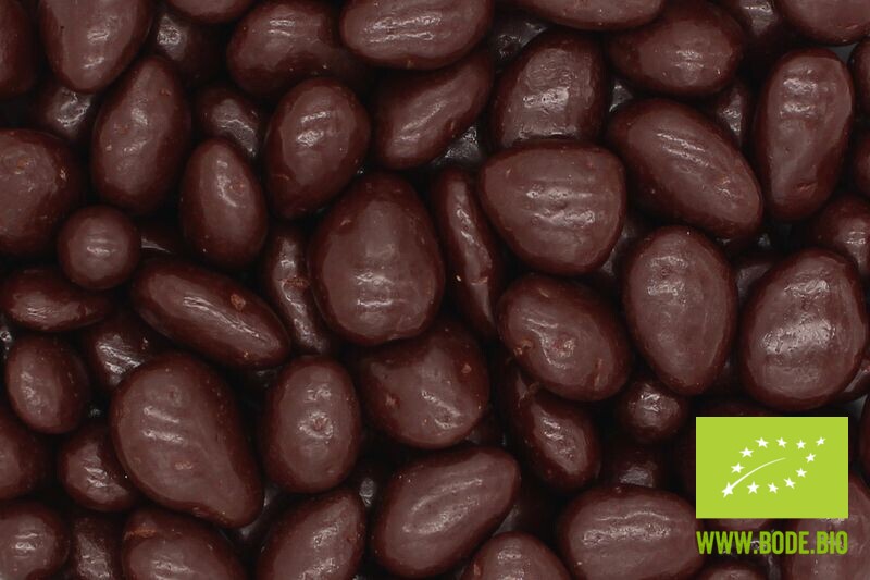Mandeln geröstet in Zartbitterschokolade bio Fairtrade 2x2,5kg