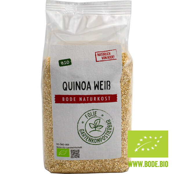 Quinoa weiß bio, gartenkompostierbarer Beutel 6x500g