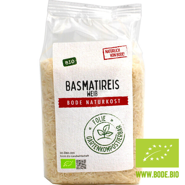 rice Basmati white organic 6x5 00g