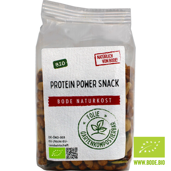 Protein Power Snack bio gartenkompostierbarer Beutel 6x150g