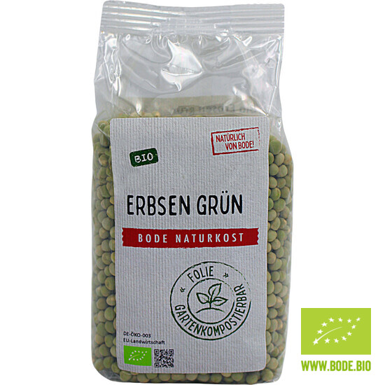  green peas organic gardencompostable bag 6x500g