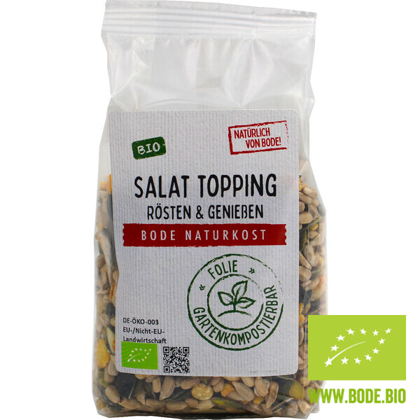 Salat & Müsli Topping bio, gartenkompostierbarer Beutel 6x175g