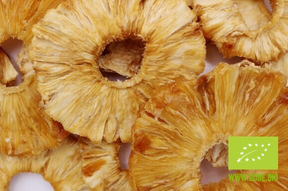 pineapple rings dried organic 1kg