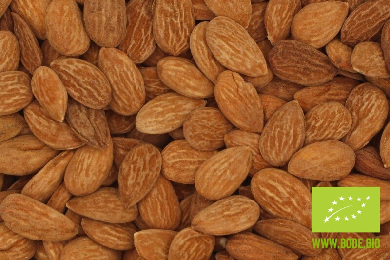 almonds brown almost bitter free, organic