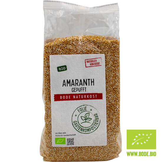 amaranth puffs organic 150g