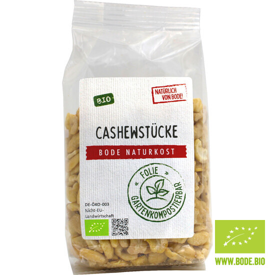 Cashew-Stücke bio, gartenkompostierbarer Beutel 200g