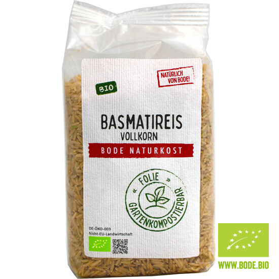 rice Basmati whole grain organic 500g