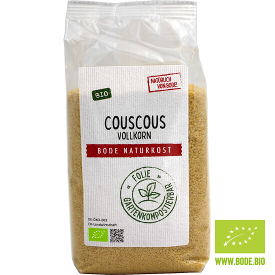 Couscous Vollkorn bio, gartenkompostierbarer Beutel 500g