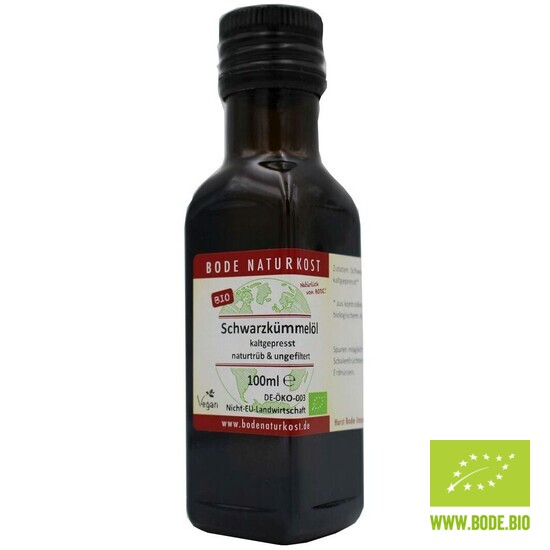 black cumin oil cold-pressed 100ml organic