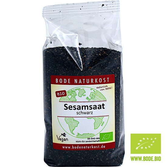 Sesamsaat schwarz bio 250g