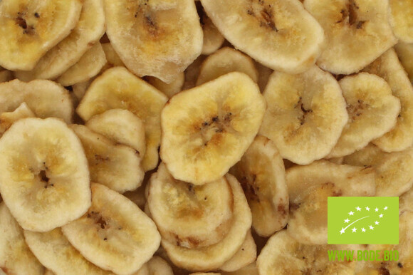 banana chips sweetened organic 500g