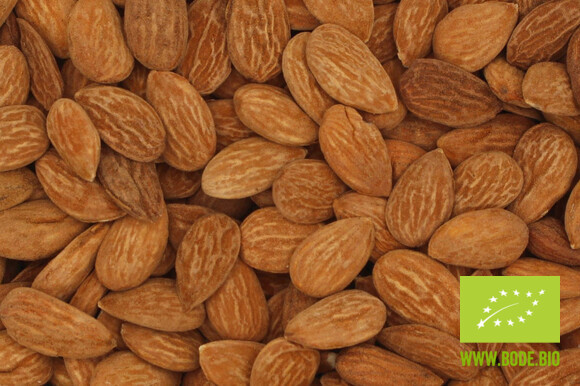 almonds brown organic 500g
