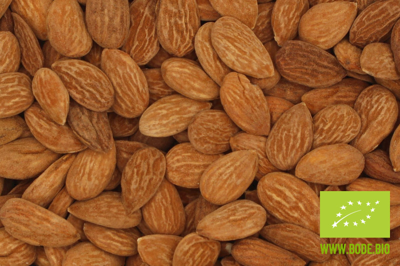 almonds brown organic 500g