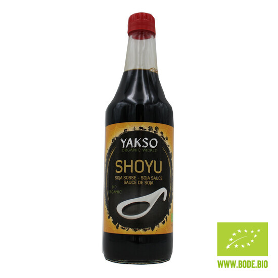 Shoyu Sojasoße (Weizen) bio in der 500 ml Flasche