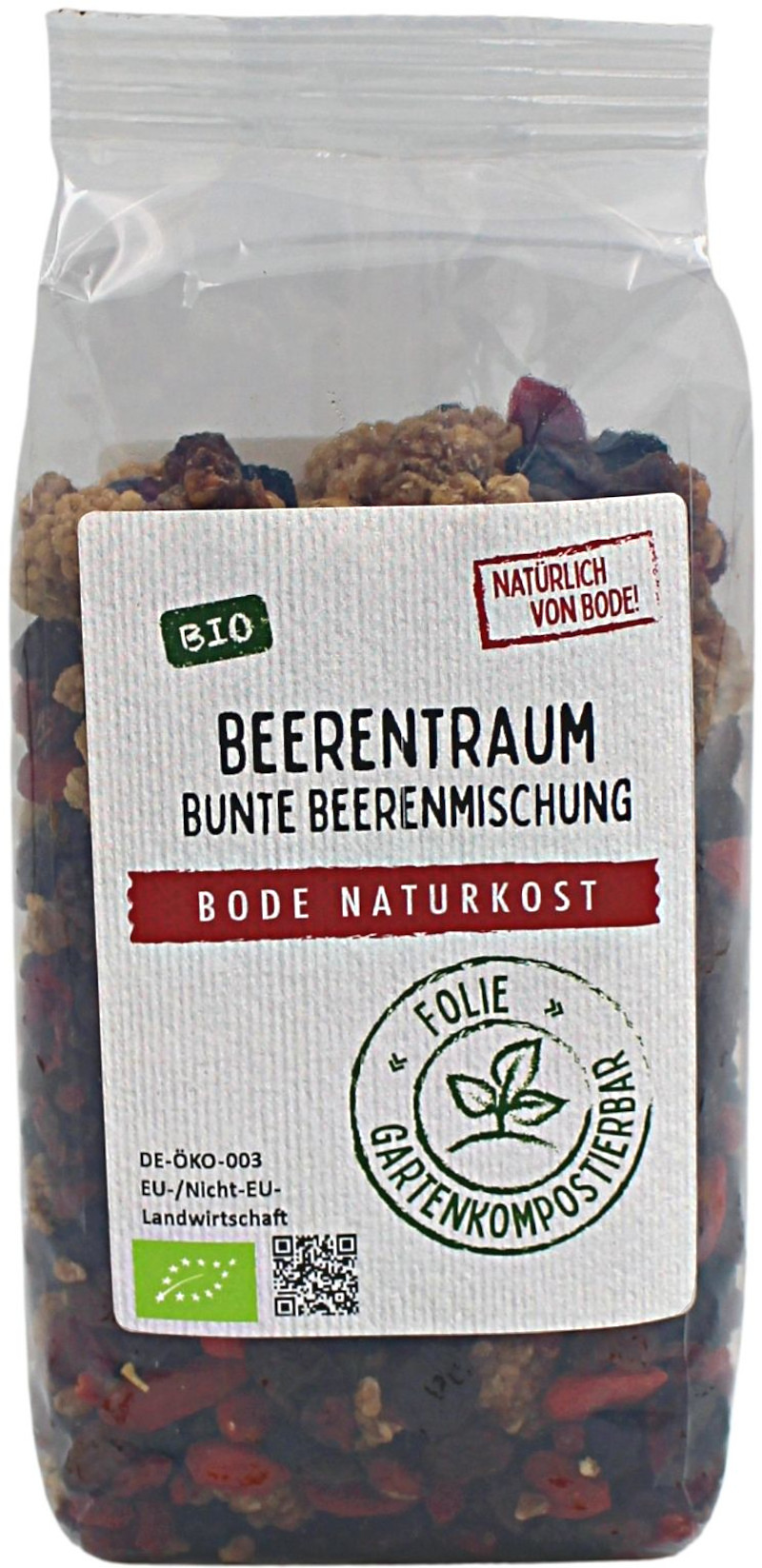 Beerentraum - Bunte Beerenmischung bio gartenkompostierbarer Beutel 250g